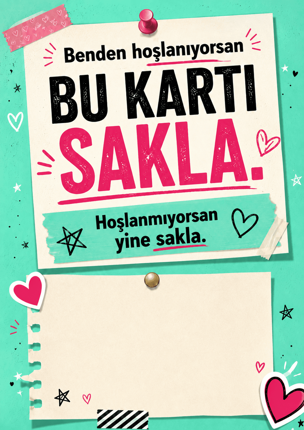 Bu Kartı Sakla