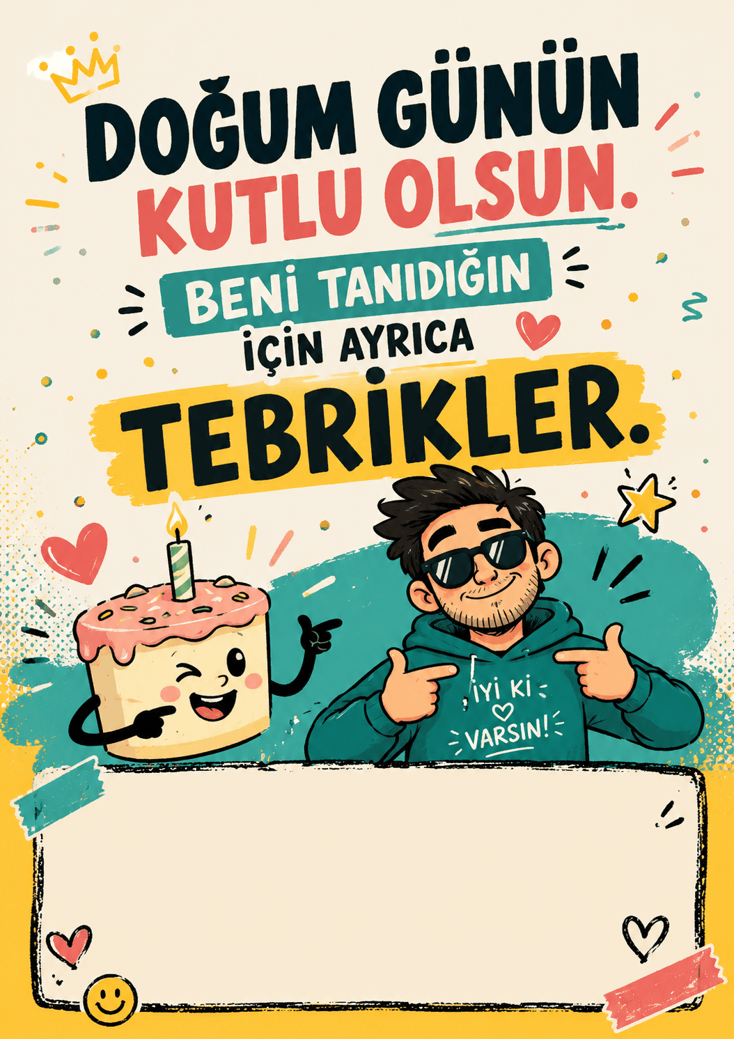 Ayrıca Tebrikler