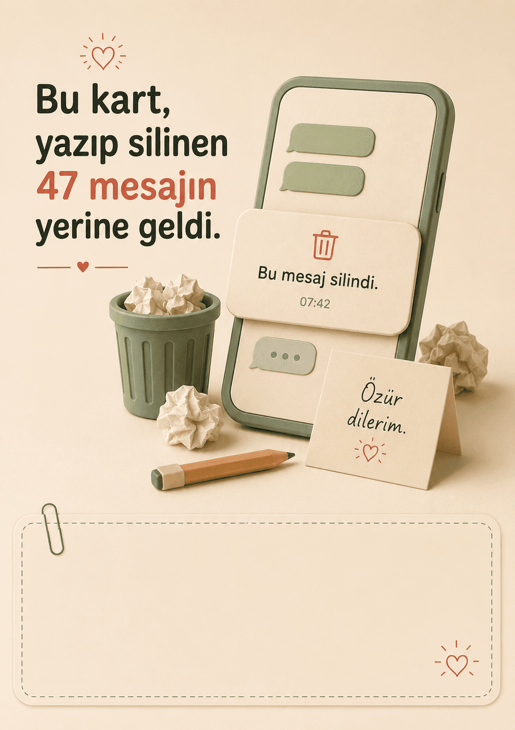 Yazıp Silinenin Yerine