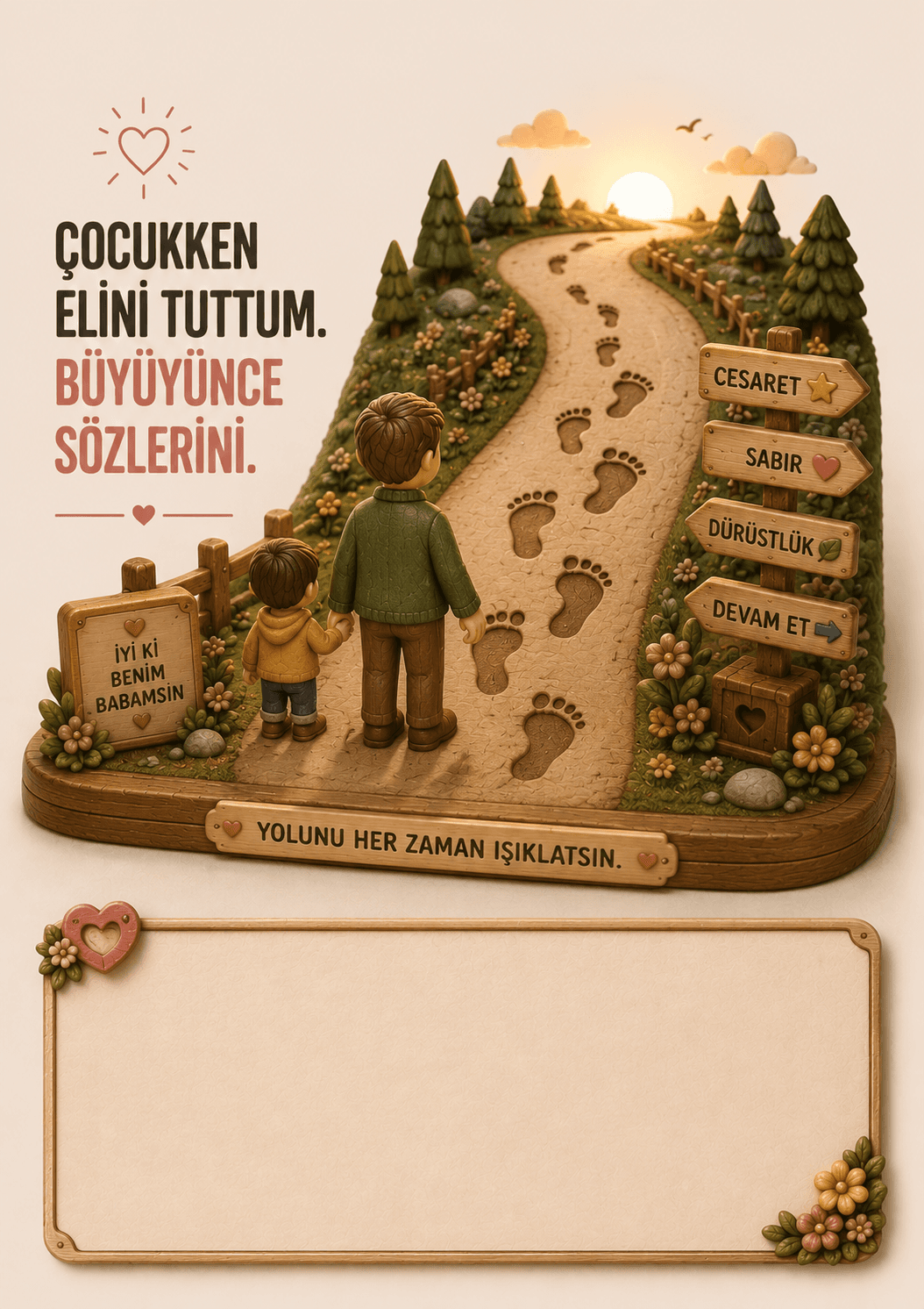 Çocukken Elini Büyüyünce Sözlerini